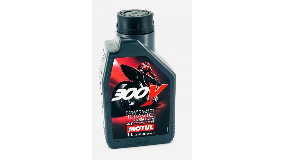 HUILE MOTUL 10W40 ESTER CORE  100% SYNTHETIQUE FACTORY LINE RACING 1 LITRE      RC2-7-1