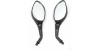 KIT LEFT AND RIGHT BLACK FUZION MIRRORS  RF5-3-3