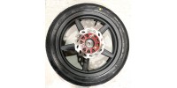 12- REAR WHEEL AND TIRE ASSY RIM 14 INCHES TIRE 100/80-14, DISK, BOLTS, VALVE  FOR 150CC                  RV2-3-2